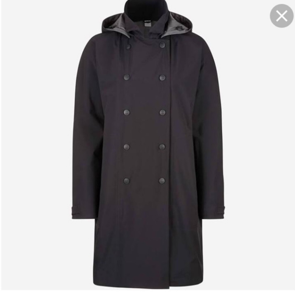 66 Degrees North Iceland Black Rain Coat Laugavegur NeoShell